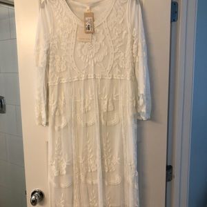 White lace dress